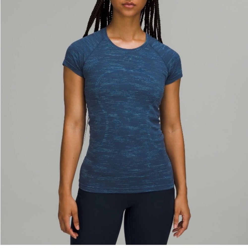 Women's Blue Athletic Top